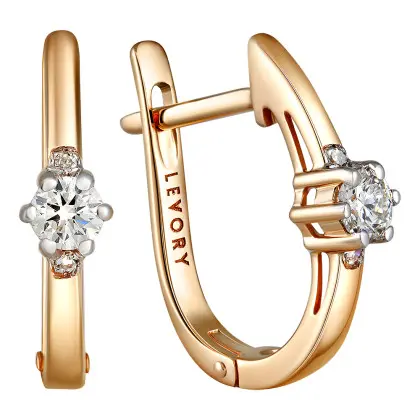 Серьги с бриллиантами