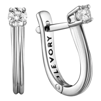 Серьги с бриллиантом