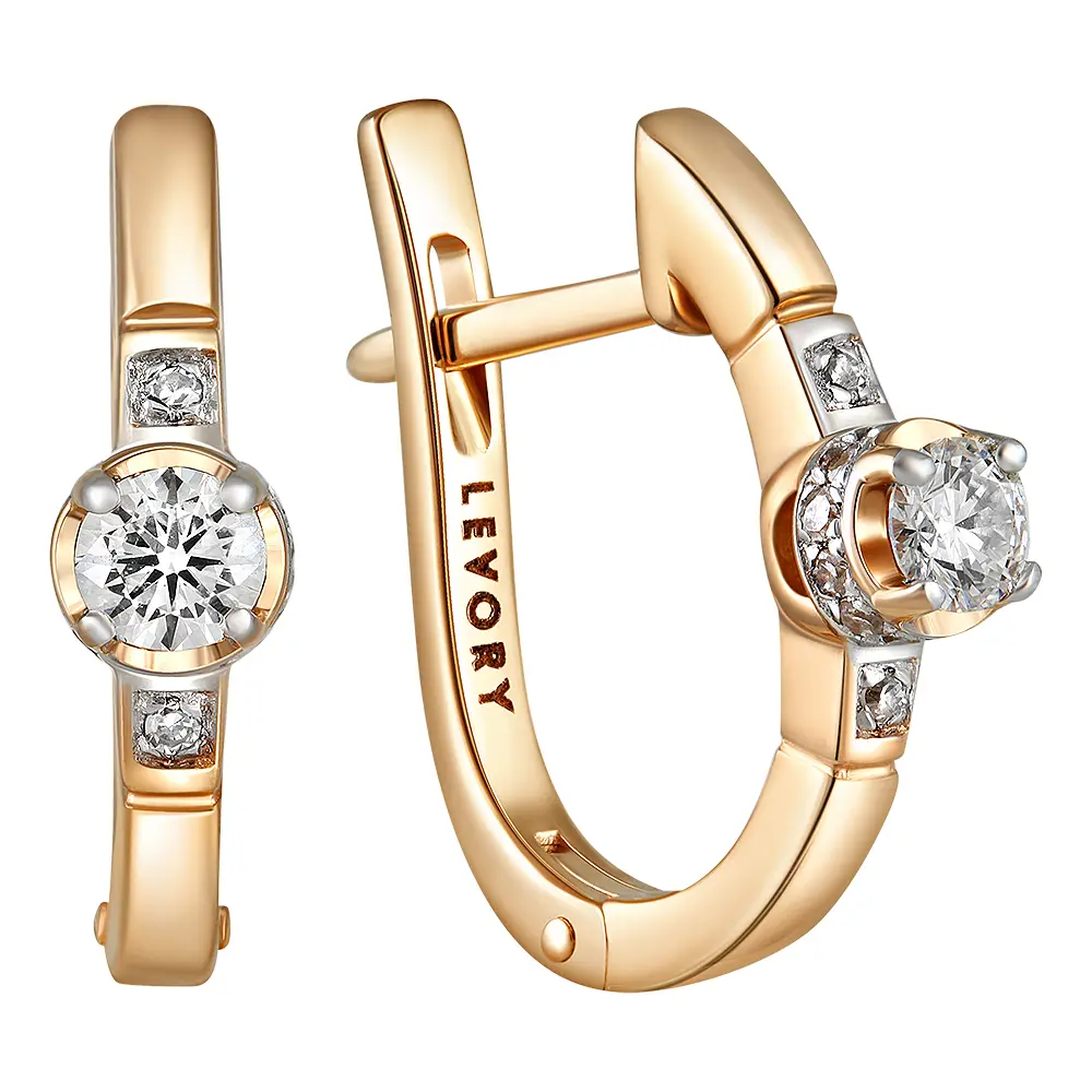 Серьги с бриллиантами