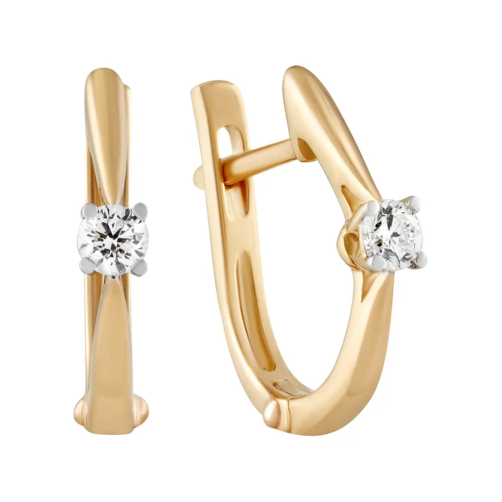 Серьги с бриллиантами