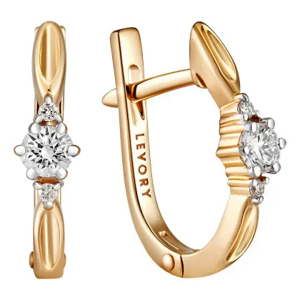 Серьги с бриллиантами