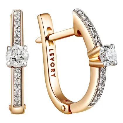 Серьги с бриллиантами