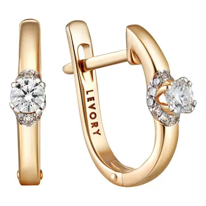 Серьги с бриллиантами