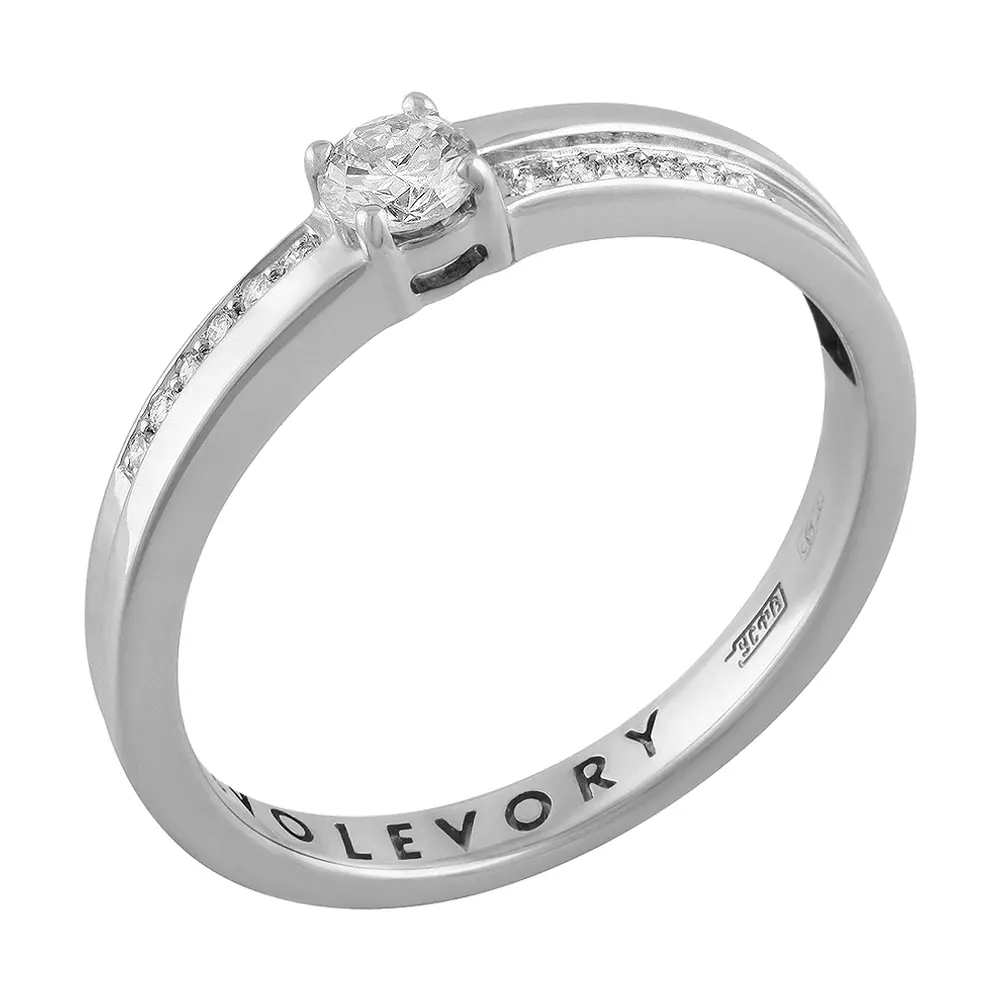 Кольцо с бриллиантами