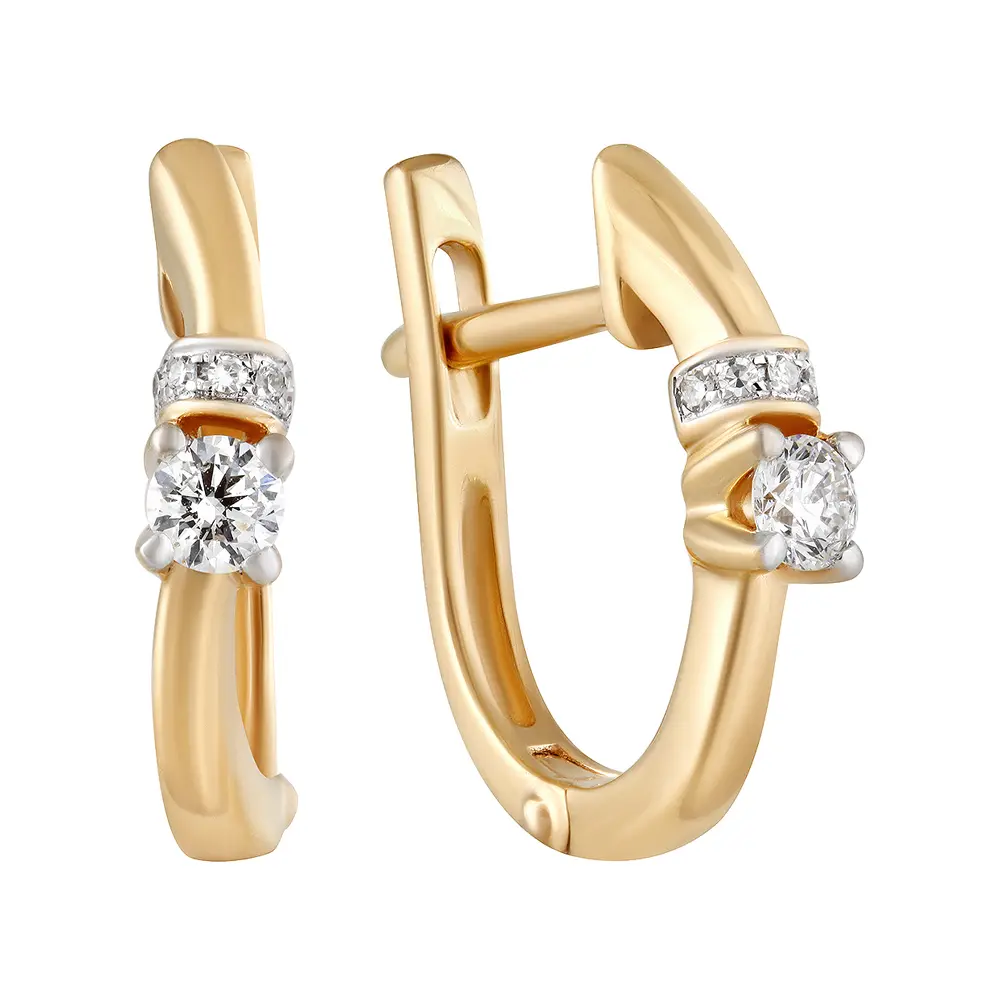 Серьги с бриллиантами