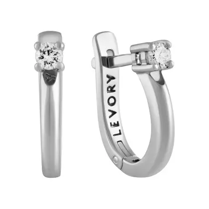 Серьги с бриллиантом