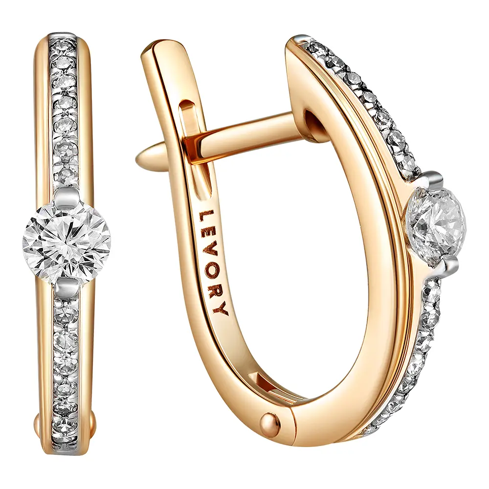 Серьги с бриллиантами