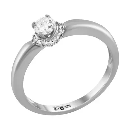 Кольцо с бриллиантами