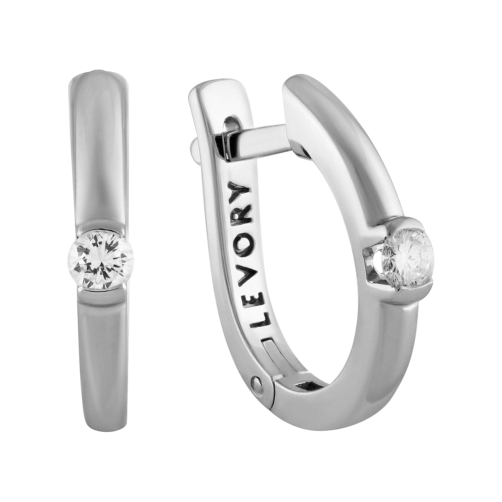 Серьги с бриллиантом