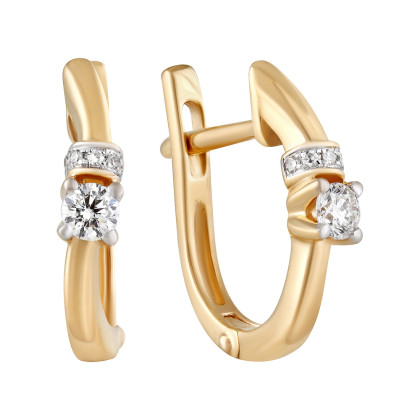 Серьги с бриллиантами