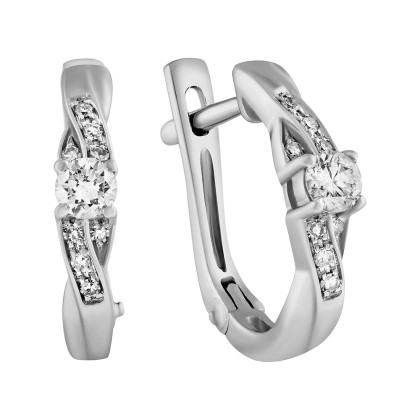 Серьги с бриллиантами