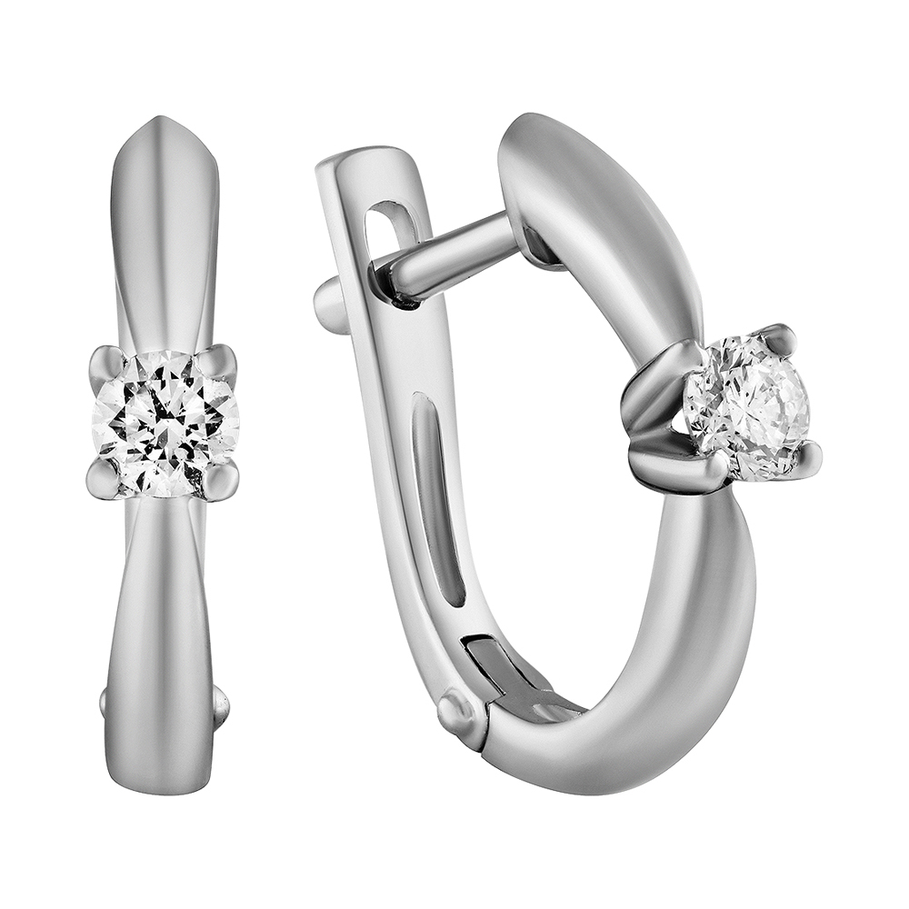 Серьги с бриллиантами