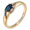 Кольцо с сапфиром и бриллиантами